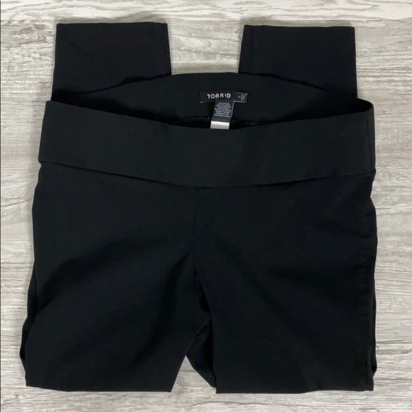 Torrid Black Stretchy Pants - Picture 2 of 5